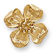 CE-43: CAST FLOWER EARRING