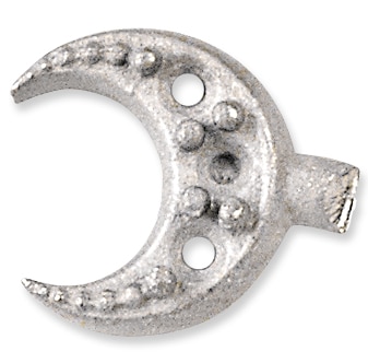 EF-424: CAST MOON EARRING NO POST FOR STONES
