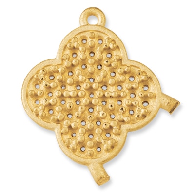 EF-525: CAST LEAVES EARRING NO POST FOR STONES