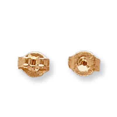 EF-9: 4MM X-LIGHT FRICTION EARRING NUT FITS .030 POST