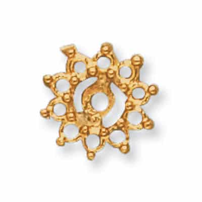 EJ-12: CAST FLOWER SHAPE EARRING JACKET