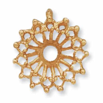 EJ-31: CAST FLOWER EARRING JACKET