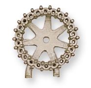 EJ-7/25-7/200: .01CT CAST ROUND EARRING JACKET