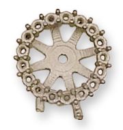EJ-8/25-8/200: .02CT CAST ROUND EARRING JACKET