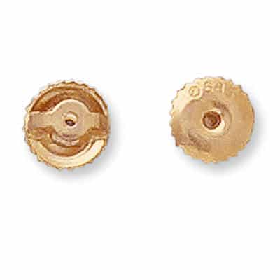 ET-10N: 5.80MM REGULAR WEIGHT THREADED EARRING NUT