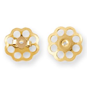 ET-12-HON: 7.70MM OPEN THREADED EARRING NUT FITS ET-12 POST