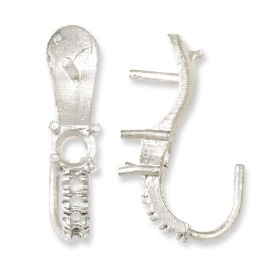 EW-7687: LEVER BACK EAR. FOR PEARL & STONES