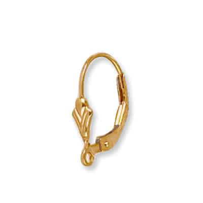 EW-86: LEVER BACK W/ FLEUR DE LIS & RING