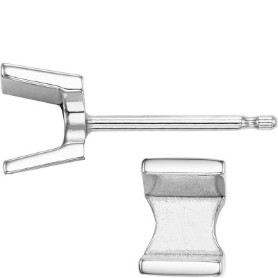 EF-RCH: CHANNEL SET ROUND CAST EARRING