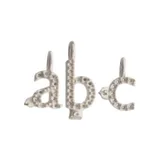 A-35: 9MM CAST LOWERCASE INITIAL FOR STONES
