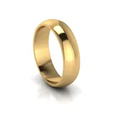 WB-10: HALF ROUND WEDDING BAND