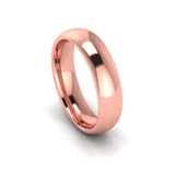 WB-CF: HALF-ROUND COMFORT FIT WEDDING BAND