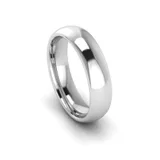 WB-CF: HALF-ROUND COMFORT FIT WEDDING BAND