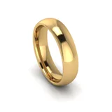 WB-CF: HALF-ROUND COMFORT FIT WEDDING BAND