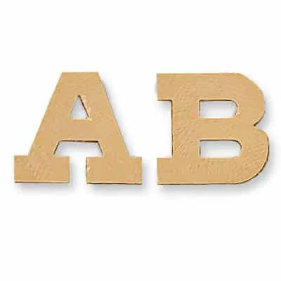 A-20: 13MM DIE-STRUCK BLOCK INITIAL