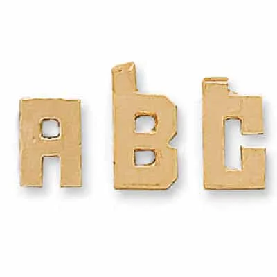 A-28: 9MM CAST BLOCK INITIAL