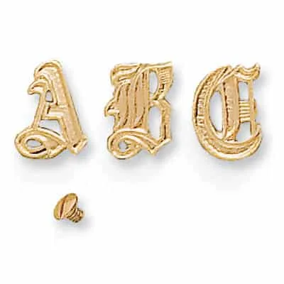 A-74: 9MM DIE-STRUCK OLD ENGLISH INITIALS