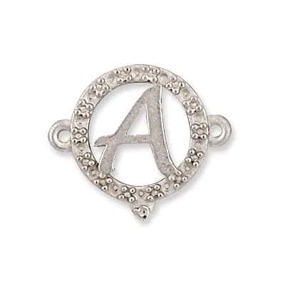 ACS: 9MM CAST CIRCLED INITIAL FOR DIAMONDS