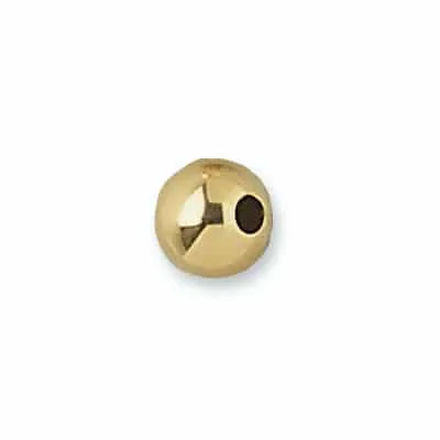 B-11: HEAVY WEIGHT SHINY TWO HOLE ROUND BEAD