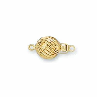 BC-12: TWIST CORRUGATED BEAD CLASP