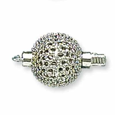 BC-62: ROUND BEAD CLASP FOR DIAMONDS