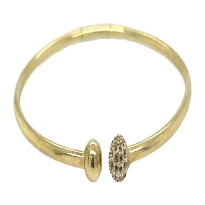 BNBR-10: BRACELET WITH BALL SHAPAED HEAD FOR STONES