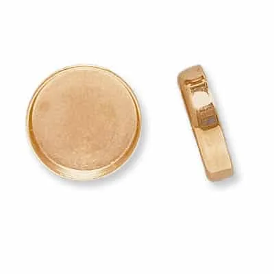 BZ-10CB: ROUND LOW BEZEL W/ CLOSED BACK DIE-STRUCK SETTING
