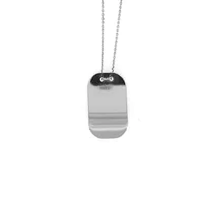 CH-68: ASSEMBLED DOG TAG PLATE NECKLACE