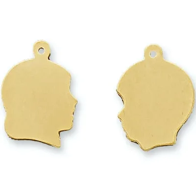 CH-71-PL: 1/2 CHILD PROFILE PLAIN CHARM"