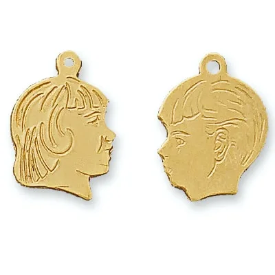 CH-71: 1/2 CHILD PROFILE DESIGNED CHARM"