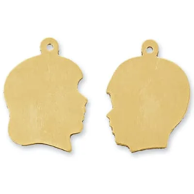 CH-73-PL: 3/4 CHILD PROFILE PLAIN CHARM"