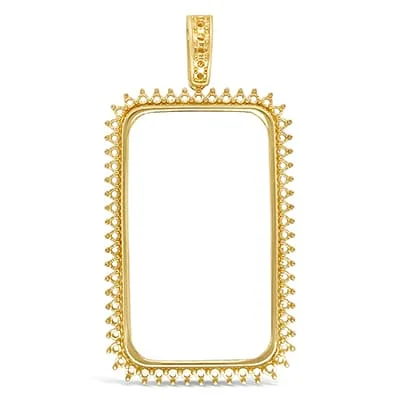 CM-71-41: CASTING CREDIT SUISSE COIN FRAME FOR STONES