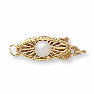 CP-19: FISHHOOK PEARL CLASP W/ ONE PEARL