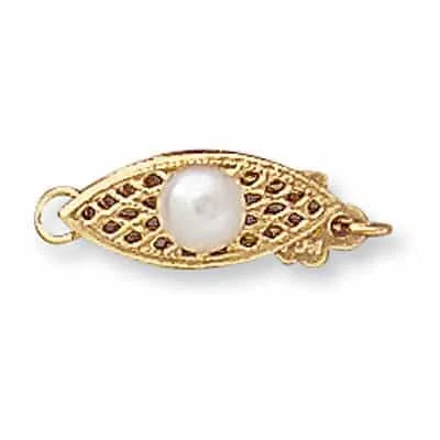 CP-20: FISHHOOK PEARL CLASP W/ ONE PEARL
