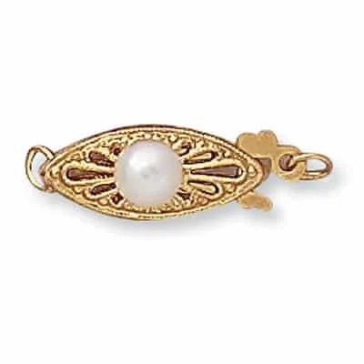 CP-26: FISHHOOK PEARL CLASP W/ ONE PEARL