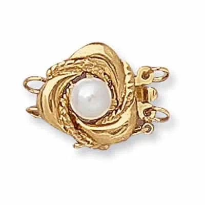CP-84: FANCY CLASP WITH PEARL