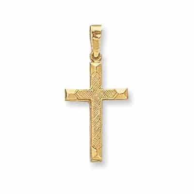 CR-38: HOLLOW CROSS WITH TEXTURED DESIGN
