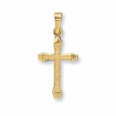 CR-40: HOLLOW CROSS WITH TEXTURED DESIGN