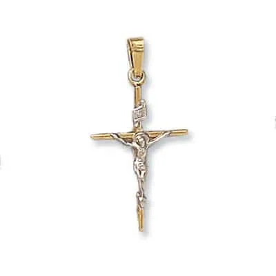 CR-76: SOLID CROSS W/ CRUCIFIX
