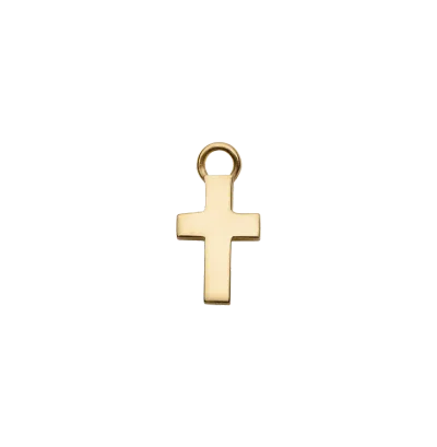 CR-96: CAST CROSS CHARM WITH JUMP RING