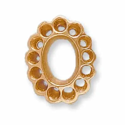 CS-49/5: OVAL BEZEL CLUSTER CAST SETTING