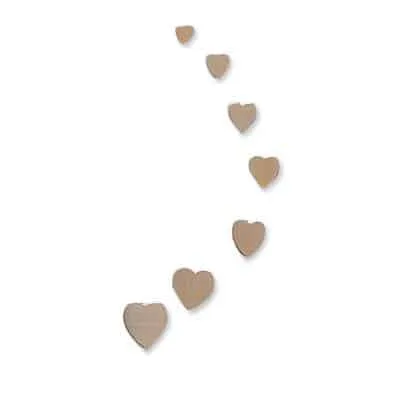 DP-35: ILLUSION HEART PLATE DIE-STRUCK SETTING