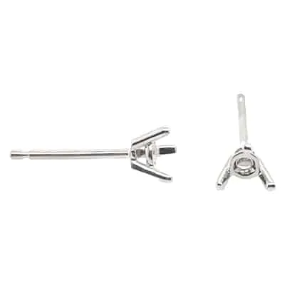 EF-32M: 3 PRONG ROUND FRICTION MARTINI EARRINGS METAL MOLD
