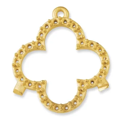 EF-523: CAST LEAVES EARRING NO POST FOR STONES