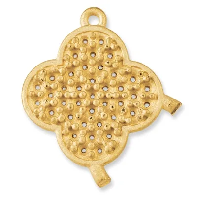 EF-525: CAST LEAVES EARRING NO POST FOR STONES