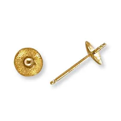 EF-76L: LIGHT WEIGHT PEARL CUP FRICTION EARRING