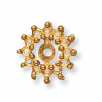 EJ-13: CAST FLOWER SHAPE EARRING JACKET