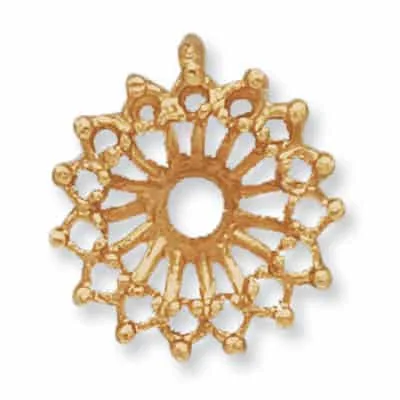 EJ-31: CAST FLOWER EARRING JACKET