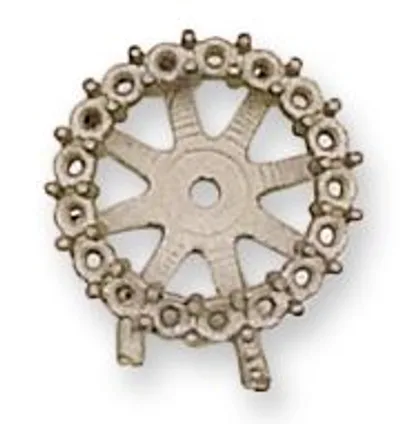 EJ-8/25-8/200: .02CT CAST ROUND EARRING JACKET