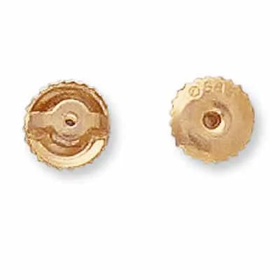 ET-10N: 5.80MM REGULAR WEIGHT THREADED EARRING NUT